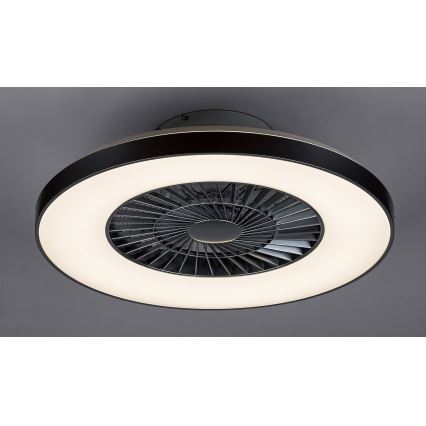 Rabalux - Plafonnier à intensité variable avec ventilateur LED/40W/230V 3000-6500K + télécommande