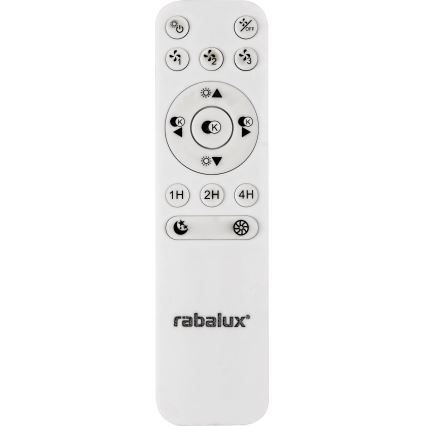Rabalux - Plafonnier à intensité variable avec ventilateur LED/40W/230V 3000-6500K + télécommande