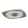 Rabalux - Plafonnier à intensité variable LED/60W/230V 3000/4000/6000K chrome mat + Télécommande