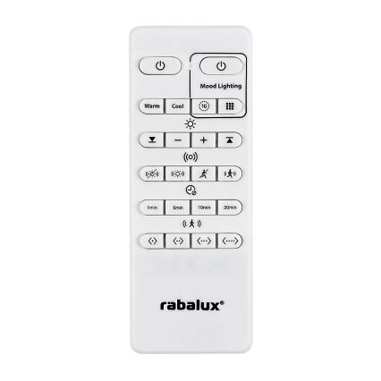 Rabalux - Plafonnier à intensité variable LED RGB avec détecteur LED/28W/230V 2700-5000K + télécommande