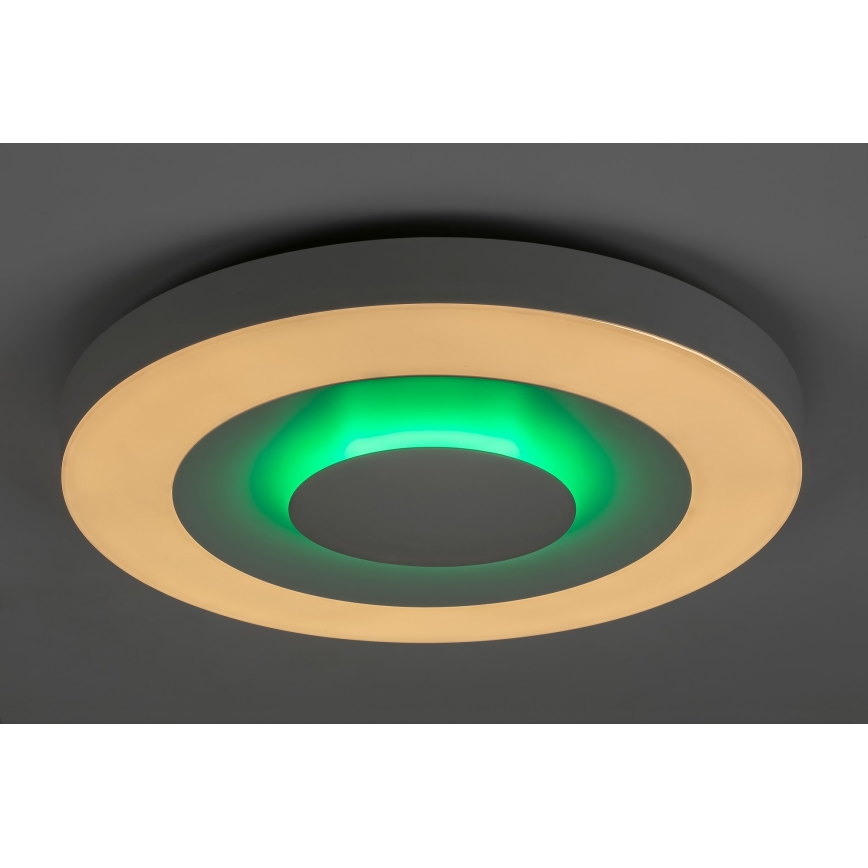 Rabalux - Plafonnier à intensité variable RGB LED/40W/230V 3000-6000K + télécommande