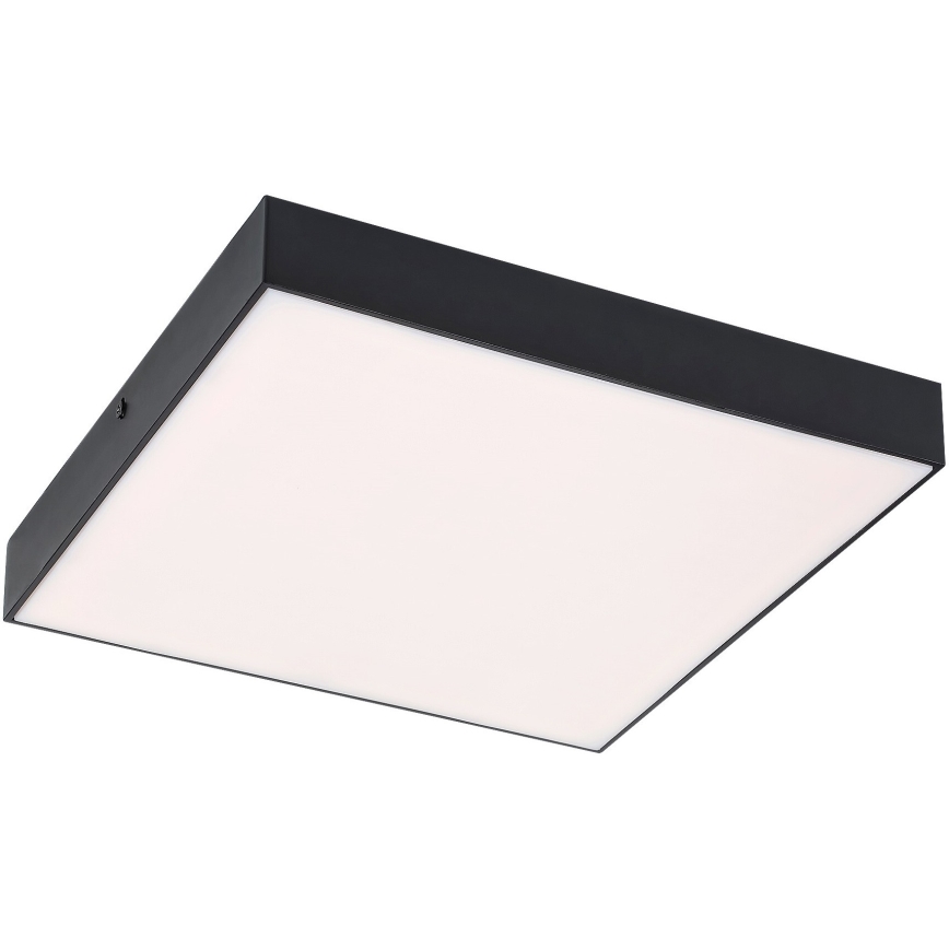 Rabalux - Plafonnier LED/24W/230V 2800-6000K IP44 noir 30x30 cm
