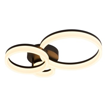 Rabalux - Plafonnier LED/24W/230V 3000/4000/6500K noir