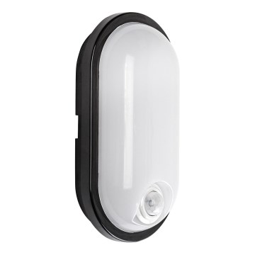Rabalux - Plafonnier LED d'extérieur avec détecteur de mouvement LED/15W/230V IP65 noir