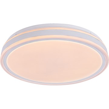 Rabalux - Plafonnier LED dimmable 23W/230V 3000-6500K Ø 38,5 cm noir + télécommande