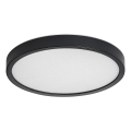 Rabalux - Plafonnier LED pour salle de bains, 18W/230V, 3000/4000/6000 K, Ø 29 cm, IP44, noir