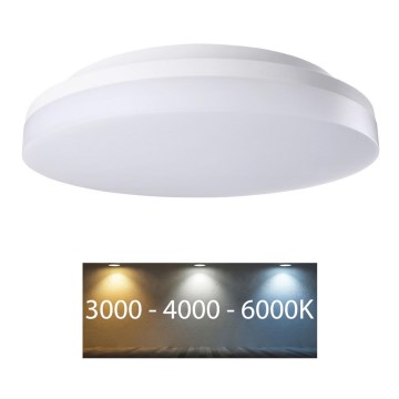 Rabalux - Plafonnier LED pour salle de bains, 24W/230V, IP54, 3000K/4000K/6000K, Ø 28 cm