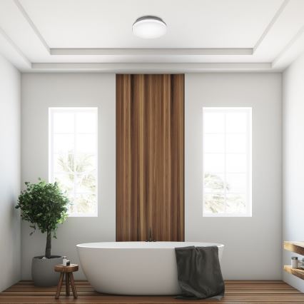 Rabalux - Plafonnier LED pour salle de bains LED/18W/230V IP54 3000K/4000K/6000K Ø 22 cm