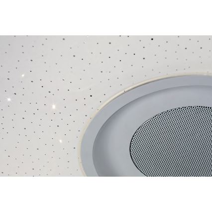 Rabalux - Plafonnier LED RVB avec haut-parleur à intensité variable LED/18W/230V 3000-6000K Bluetooth+ télécommande