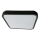 Rabalux - Plafonnier salle de bain LED/24W/230V 3000/4000/6000K IP44 29x29 cm noir