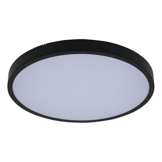 Rabalux - Plafonnier salle de bain LED/24W/230V 3000/4000/6000K IP44 d. 35,5 cm noir