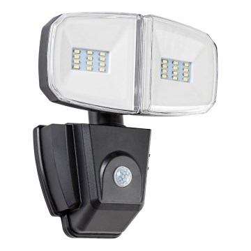 Rabalux - Projecteur solaire avec détecteur LED/12W/3,7V IP44 4000 mAh