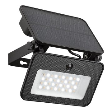 Rabalux - Projecteur solaire avec détecteur LED/6W/3,7V 3000/4000/6500K IP65