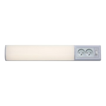 Rabalux - Réglette de cuisine avec prises LED/10W/230V 4000K 50 cm blanc