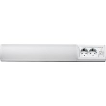 Rabalux - Réglette LED de cuisine avec 2 prises LED/10W/230V 4000K 50 cm blanc