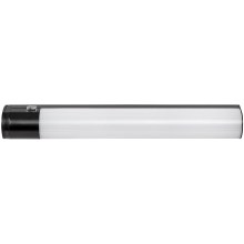 Rabalux - Réglette LED de cuisine avec prise LED/20W/230V 4000K IP44 noir 87 cm