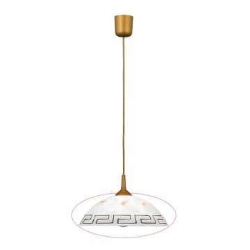 Rabalux - Reserve glas voor kroonluchter E27 diameter 30 cm
