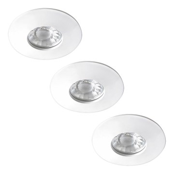 Rabalux - SET van 3 LED-inbouwspots voor badkamer LED/4W/230V IP44