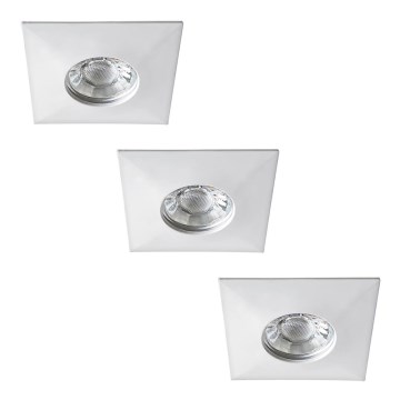 Rabalux - set van 3 LED-inbouwspots voor badkamer LED/4W/230V IP44