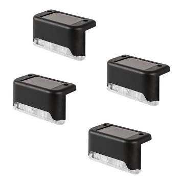 Rabalux - Set van 4 LED-zonne-wandlampen met schemersensor LED/0,06W/1,2V 300 mAh IP44