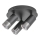 Rabalux - Spot ZIRCON 3xGU10/5W/230V