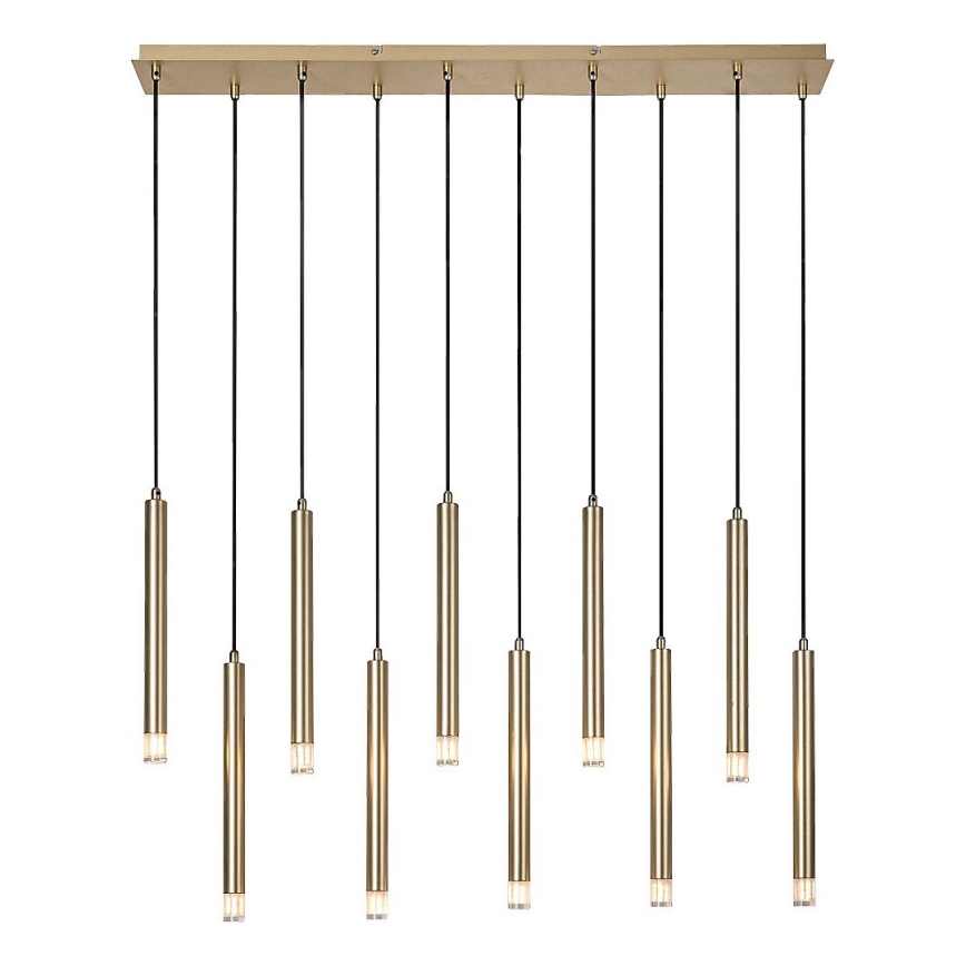 Rabalux - Suspension filaire 10xG9/5W/230V doré
