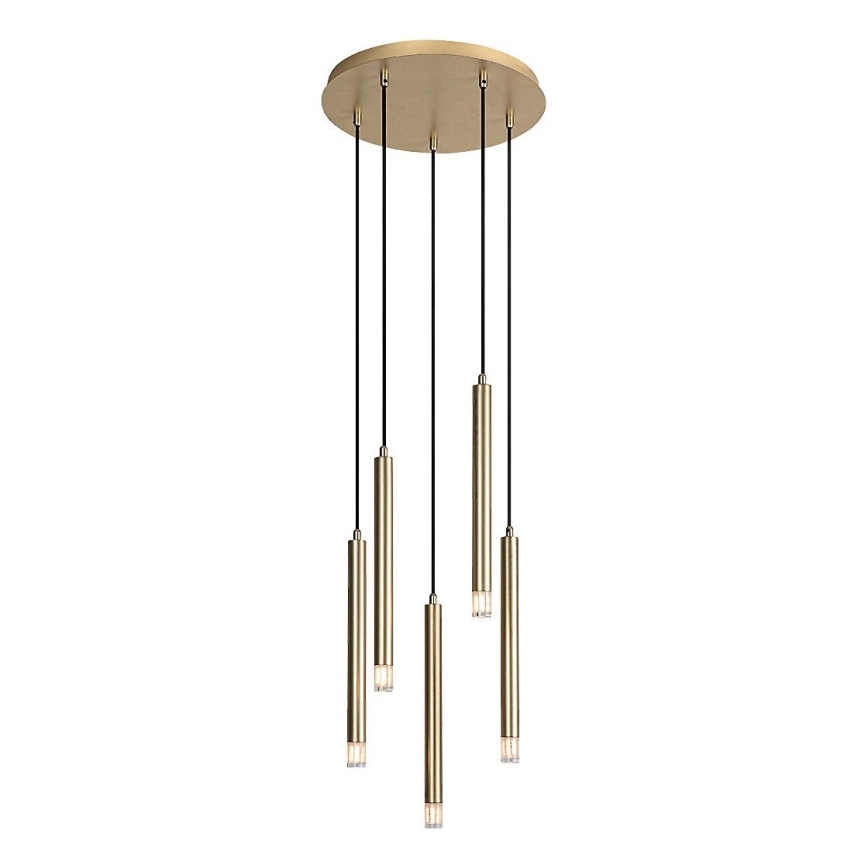 Rabalux - Suspension filaire 5xG9/5W/230V doré