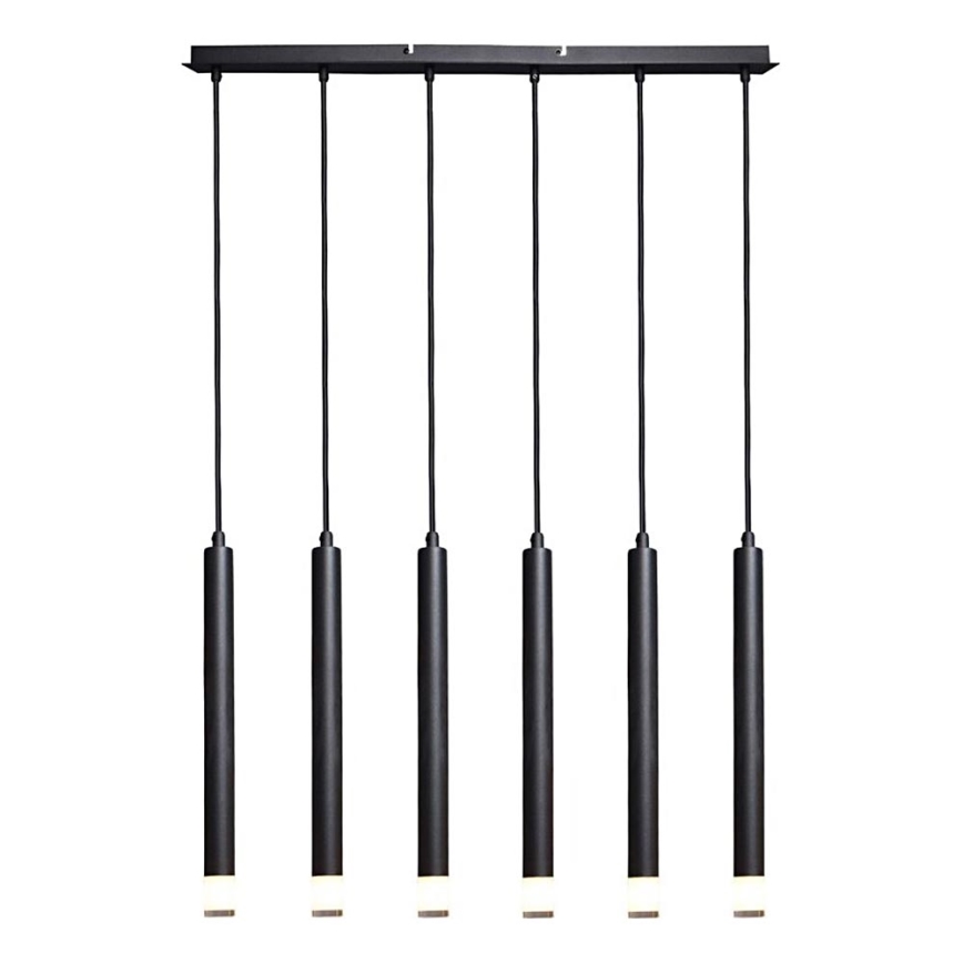 Rabalux - Suspension filaire 6xG9/5W/230V noir
