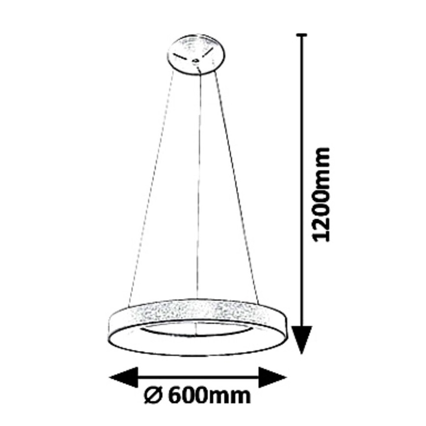 Rabalux - Suspension filaire CARMELLA LED/50W/230V