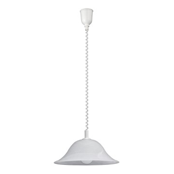 Rabalux - Suspension réglable 1 x E27, 60 W, 230 V, verre d'albâtre