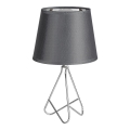 Rabalux - Tafellamp 1xE14/40W/230V grijs/glanzend chroom