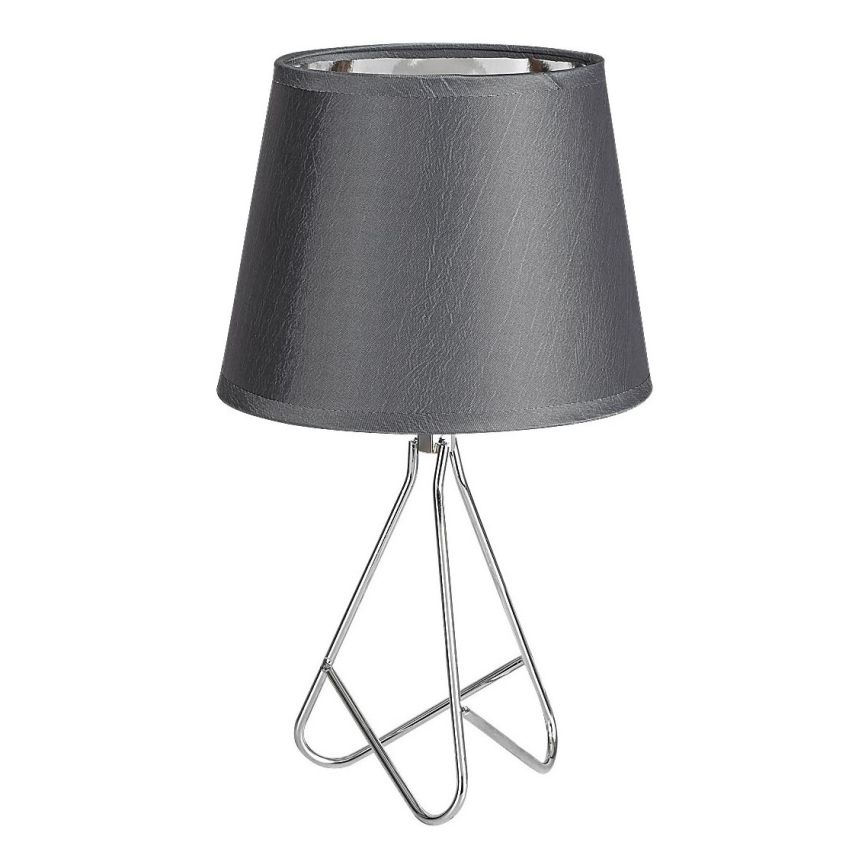 Rabalux - Tafellamp 1xE14/40W/230V grijs/glanzend chroom
