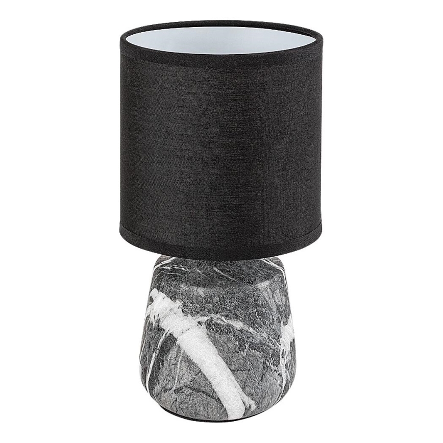 Rabalux - Tafellamp 1xE14/40W/230V zwart/marmerdecor