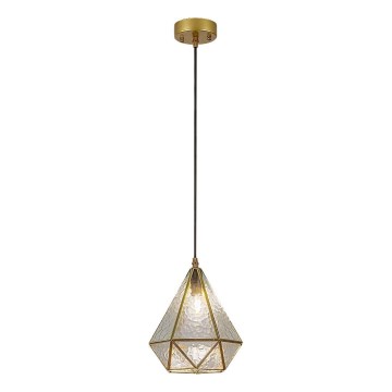 Rabalux - Tiffany glas-in-lood Hanglamp aan een touw 1xE14/40W/230V goud
