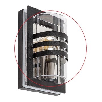 Rabalux - Verre de rechange E27 transparent