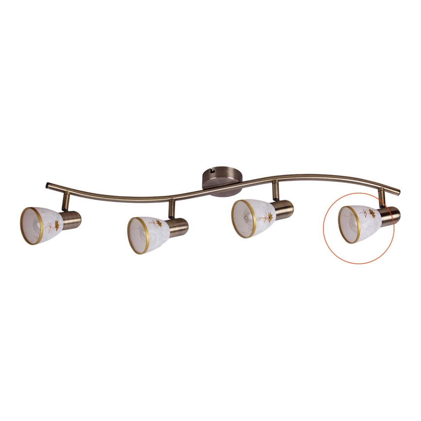 Rabalux - Verre de rechange pour luminaire ART FLEUR E14