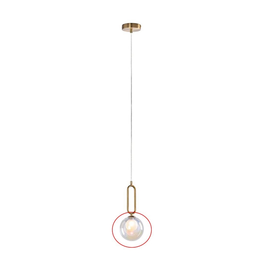 Rabalux - Vervangingsglas voor kroonluchter ROSEHIP G9 Ø 15 cm
