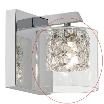 Rabalux - Vervangingsglas voor wandlamp DUCHESS G9