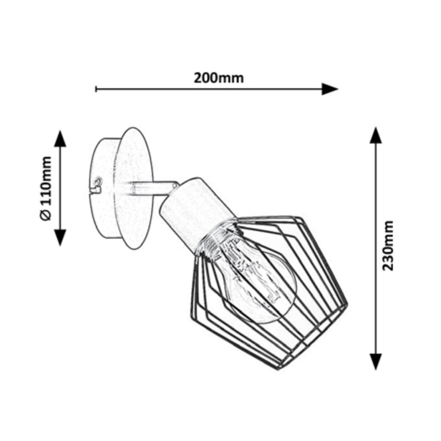 Rabalux - Wand Lamp 1xE27/40W/230V
