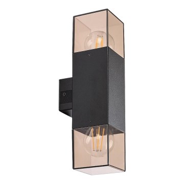 Rabalux - Wandlamp voor buiten 2xE27/60W/230V IP54 zwart