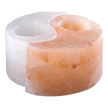 Rabalux - zoutlamp - kaarsenhouder oranje/wit