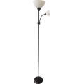 Rabalux - Zwarte vloerlamp 1xE27/60W/230V + 1xE14/25W