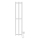 Radiateur de salle de bains HF SLIM 110W/230V 117x25 cm blanc angulaire