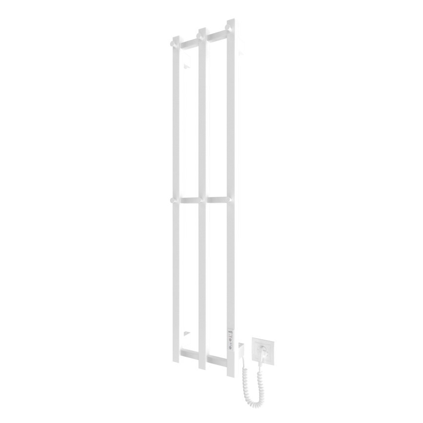 Radiateur de salle de bains HF SLIM 110W/230V 117x25 cm blanc angulaire