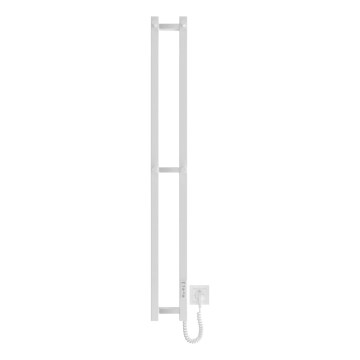 Radiateur de salle de bains HF SLIM 80W/230V 117x14 cm blanc angulaire
