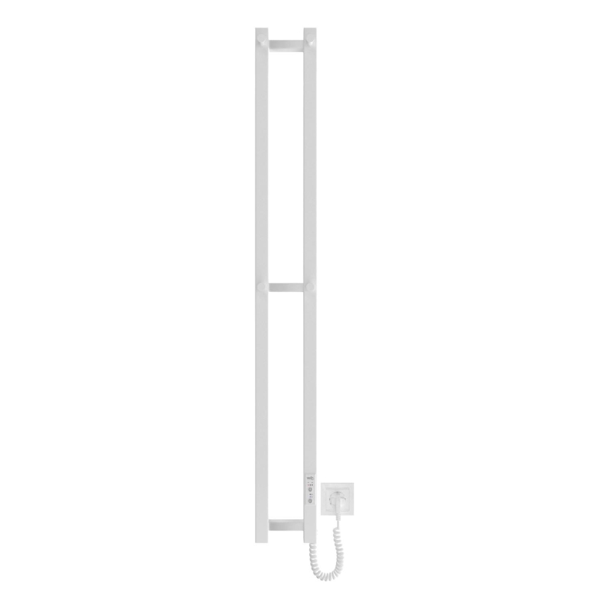 Radiateur de salle de bains HF SLIM 80W/230V 117x14 cm blanc angulaire