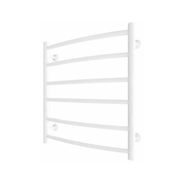 Radiateur sèche-serviettes en échelle pour salle de bains INOX CLASSIC 122W/230V 57x53 cm inox/blanc