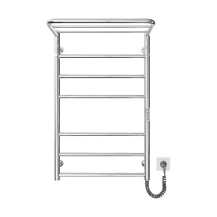 Radiateur sèche-serviettes pour salle de bains HOME 95W/230V 77x53 cm inox/chrome droite