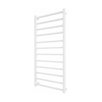 Radiateur sèche-serviettes pour salle de bains INOX TOKIO 233W/230V 117x53 cm inox/blanc