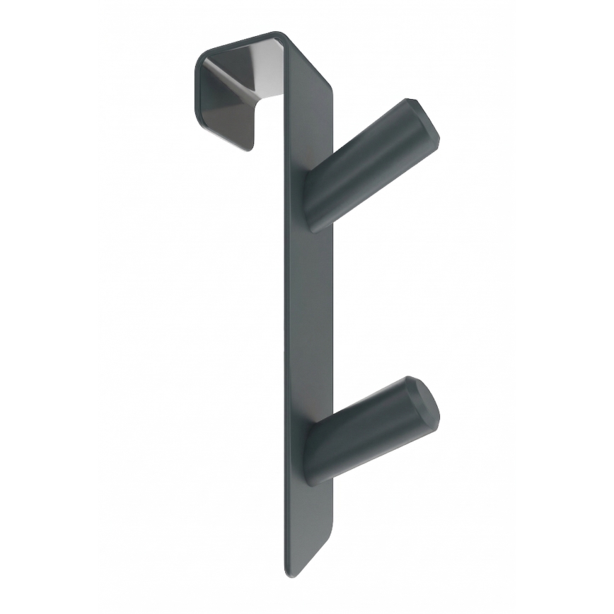 Radiatorhaak INOX, roestvrij staal/antraciet